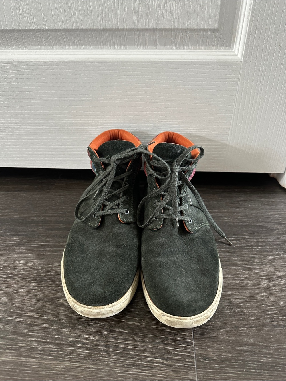 Clark's Bradley Mid Plaid Mid Sneakers Green US 11